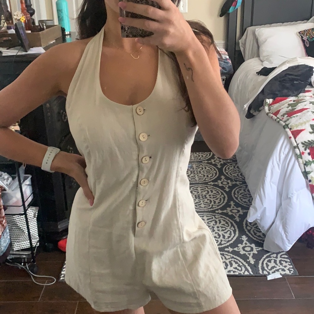 Tan summer romper